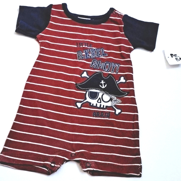Peanut Buttons Other - Pirate one piece outfit 0/3 months